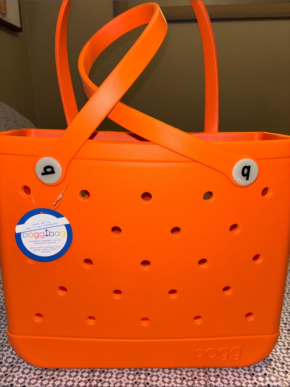 BOGG BAG Orange Perforated Tote